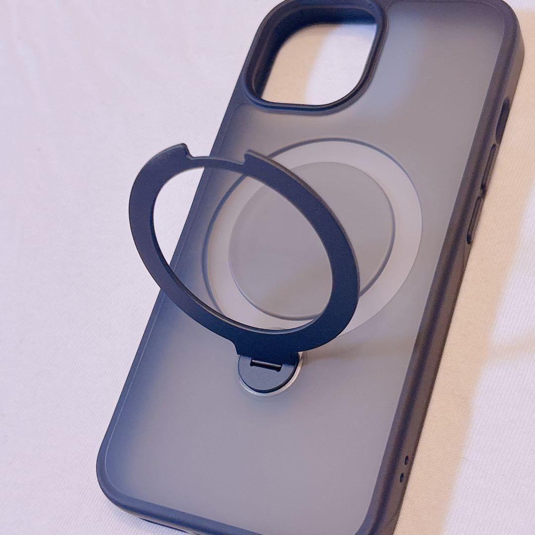 iPhone15 ケース 薄型半透明 スマホカバー レンズ保護 ラップホール付き