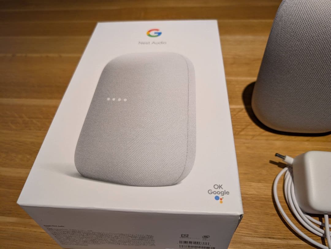 【美品】google nest audio チョーク