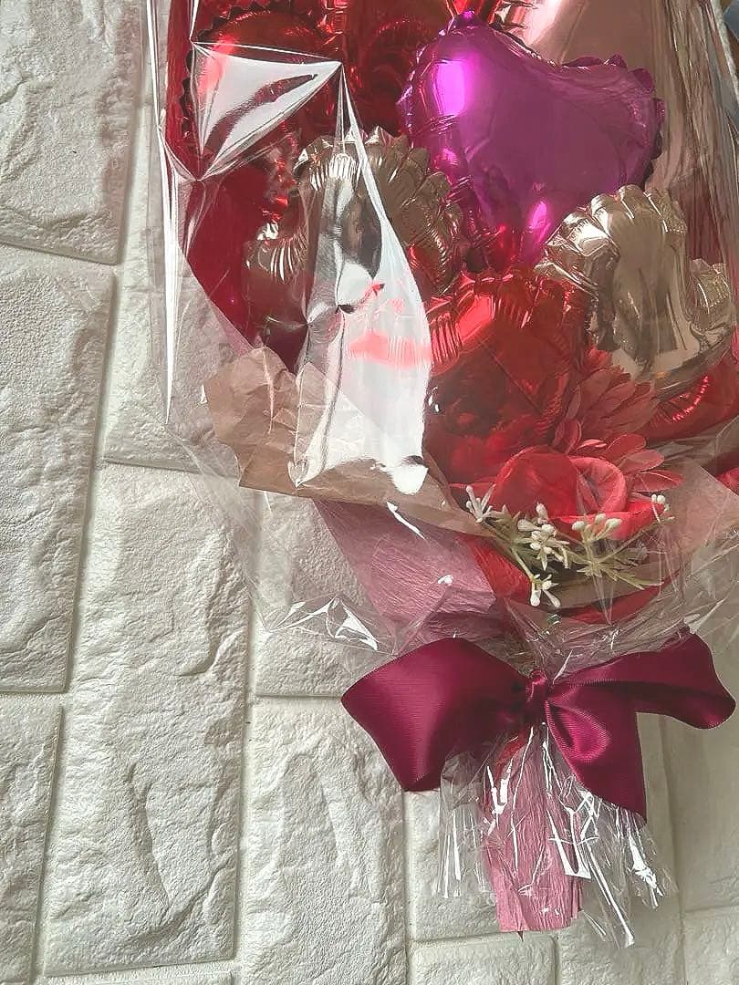 もも☆バルーンフラワーブーケ2点セットNo.12