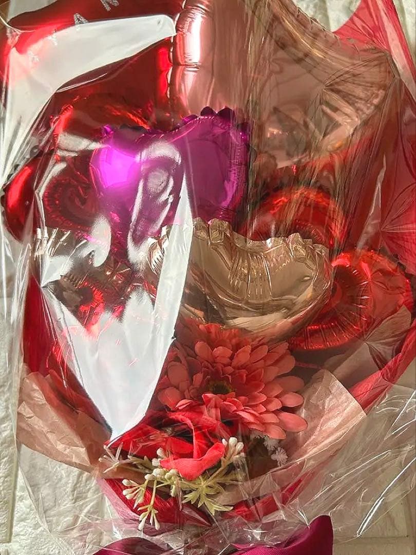 もも☆バルーンフラワーブーケ2点セットNo.12