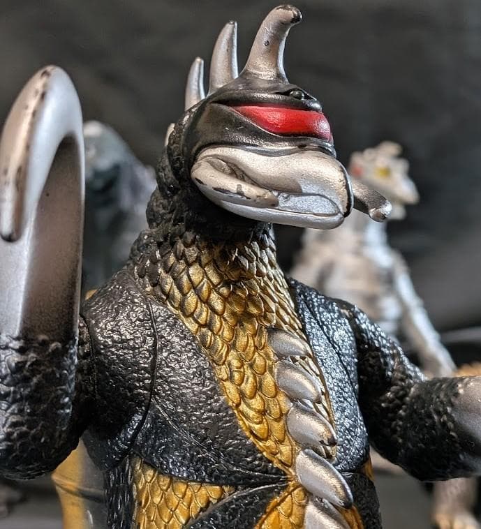 昭和ゴジラ＆ヘドラ＆メカゴジラ他チャンピオンまつり（バンダイ）ソフビ６体セット