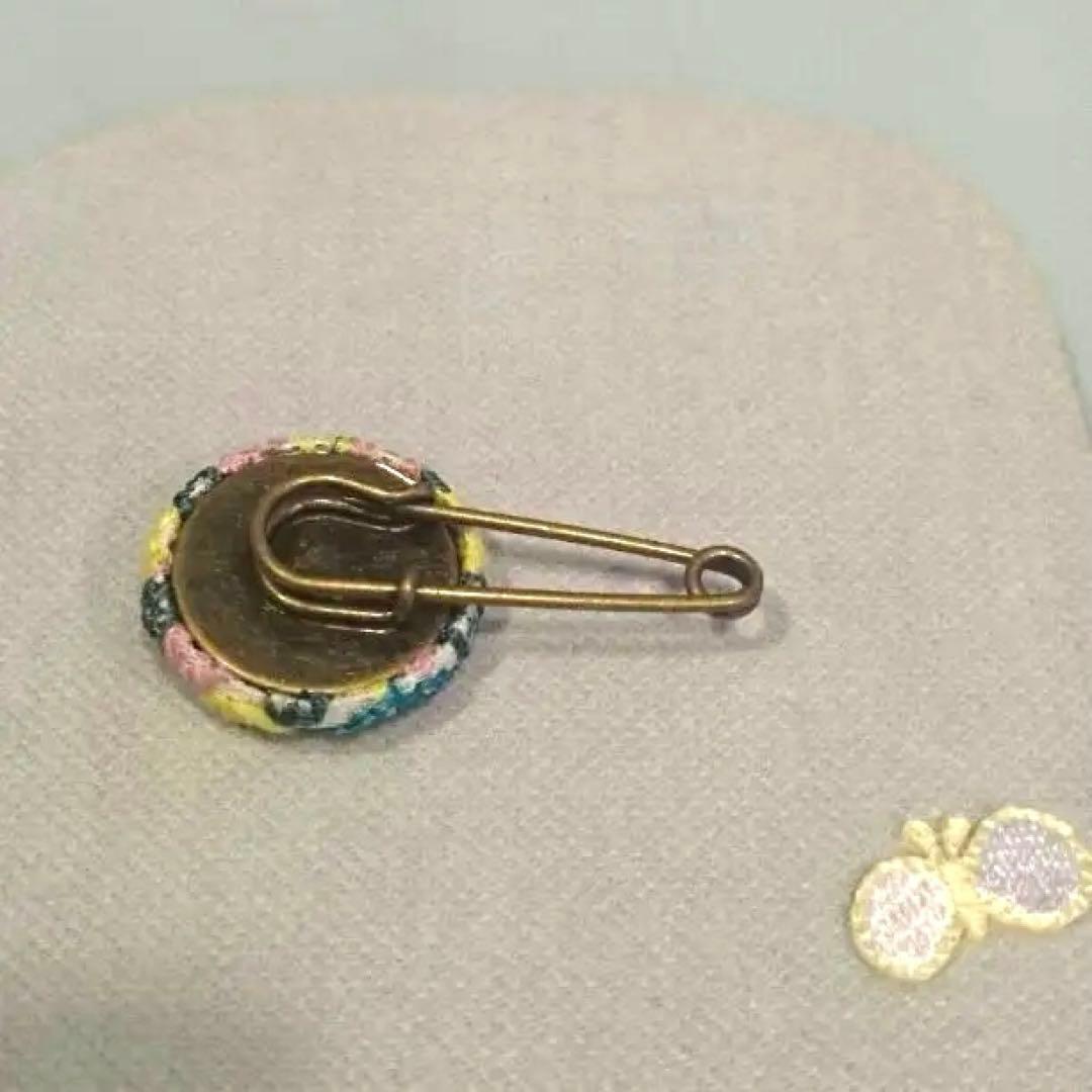 ミナペルホネン skyfull くるみボタン ストールピン