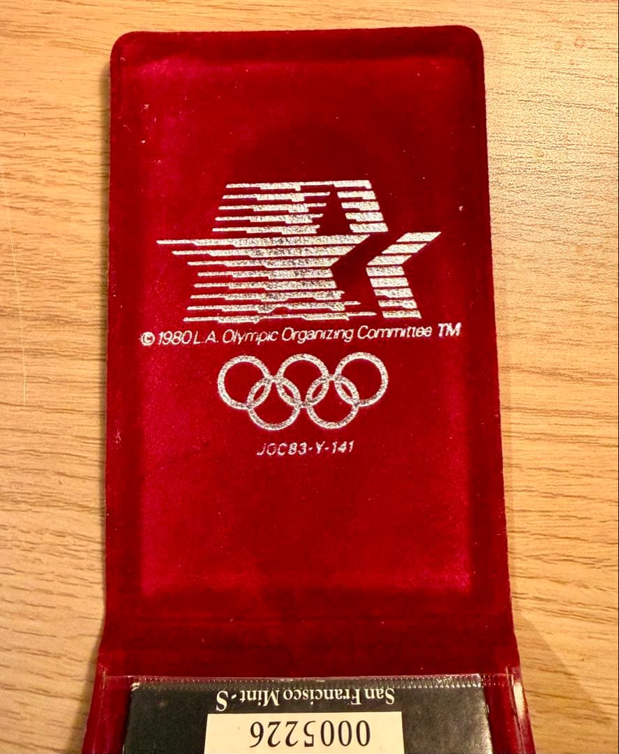 1983年オリンピックドル プルーフ ロサンゼルスオリンピック 記念銀貨