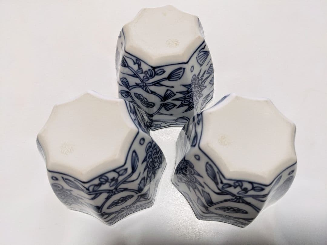 清水焼 京焼 京泉窯 小鉢 手描き 3客 美品