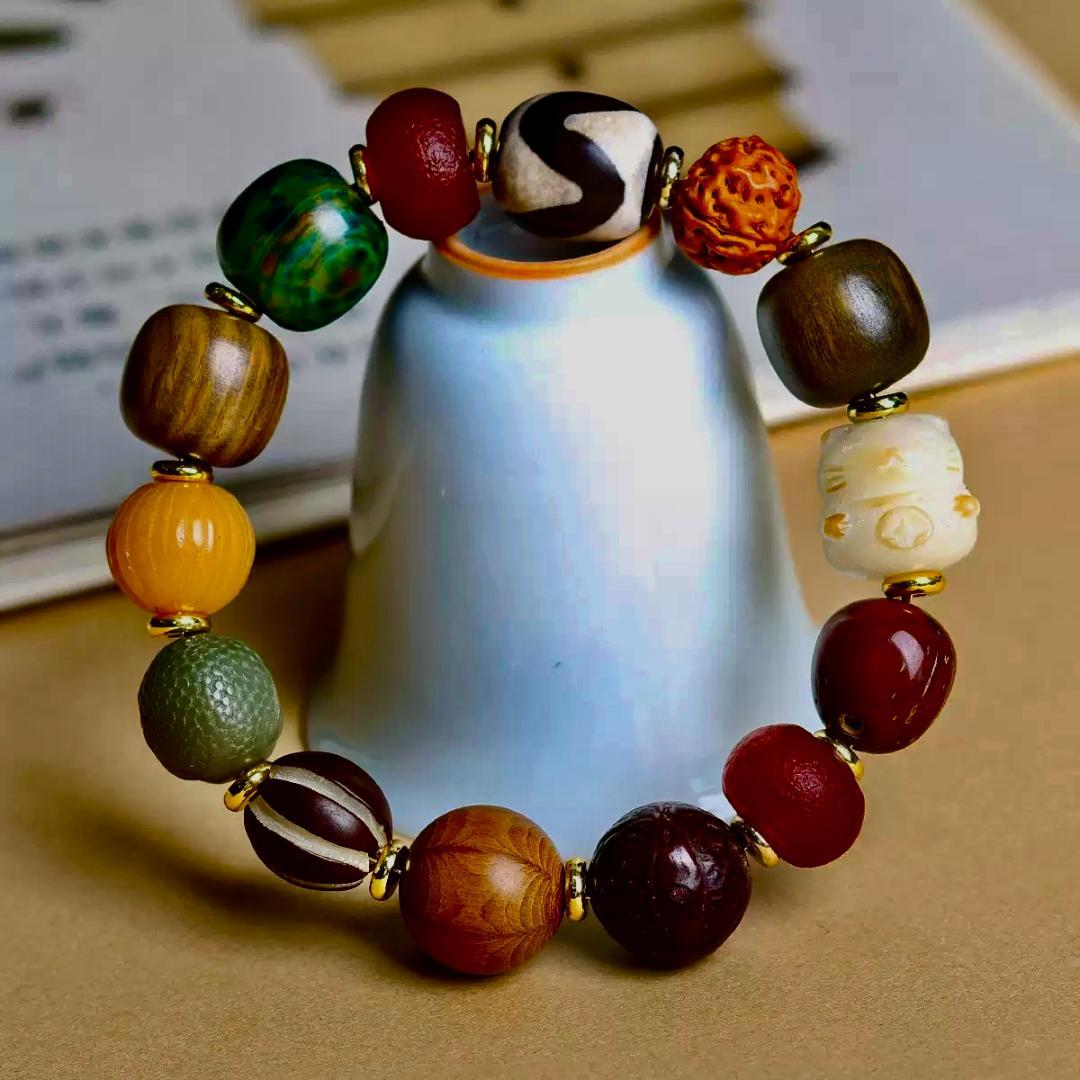 天然石ビーズブレスレット 多色