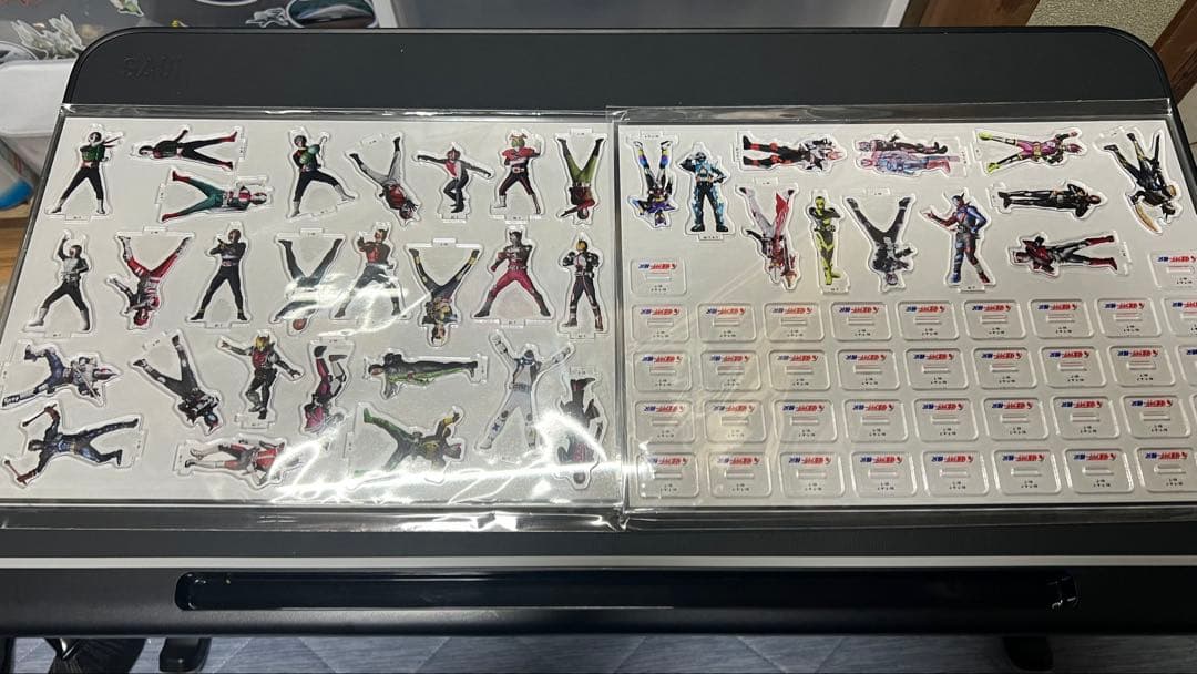 仮面ライダー アクリルフィギュアセット　仮面ライダー検定公式グッズ