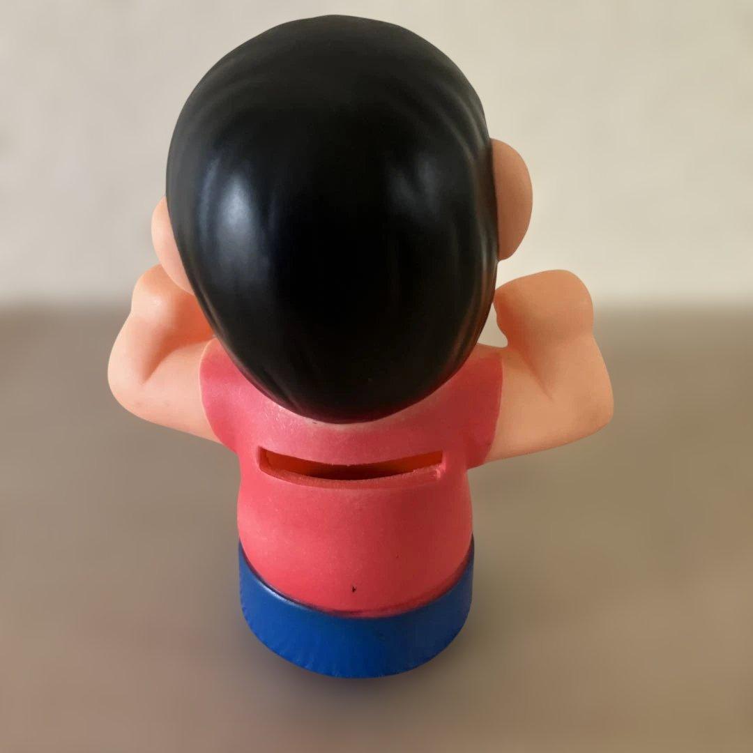 住友銀行　パーマン1号ソフビ貯金箱フィギュアセット
