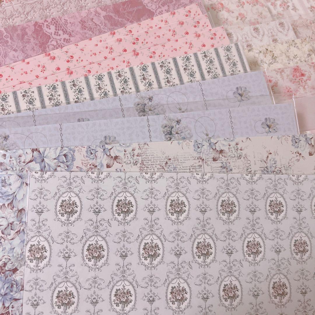 紙モノ コラージュ素材 おすそ分けファイル デザペ デザインペーパー まとめ売り