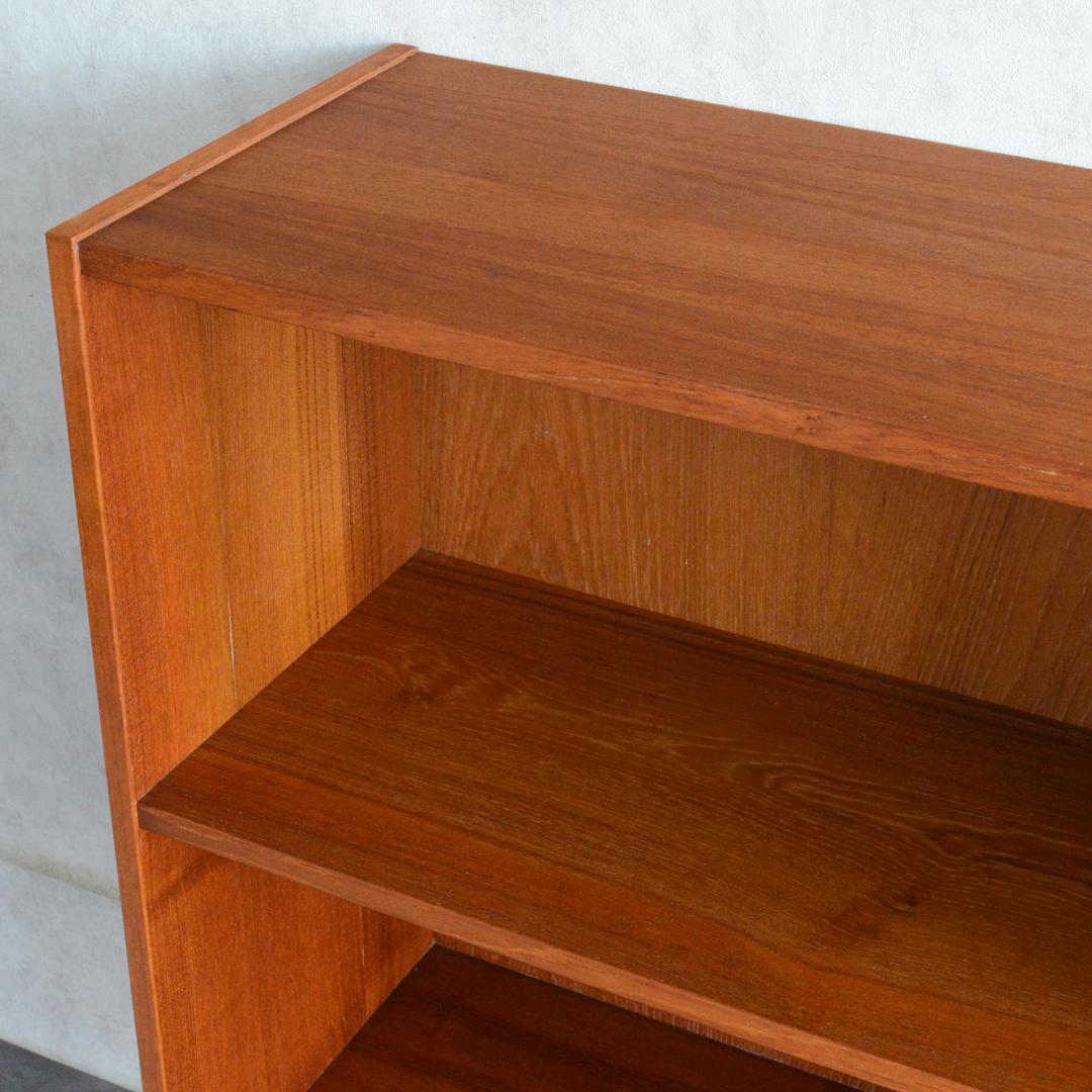 デンマーク 北欧ヴィンテージ チーク オープンシェルフ 飾り棚 本棚 北欧家具