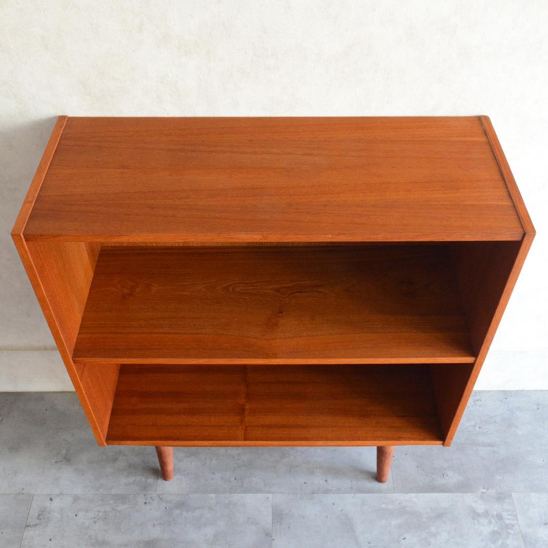 デンマーク 北欧ヴィンテージ チーク オープンシェルフ 飾り棚 本棚 北欧家具