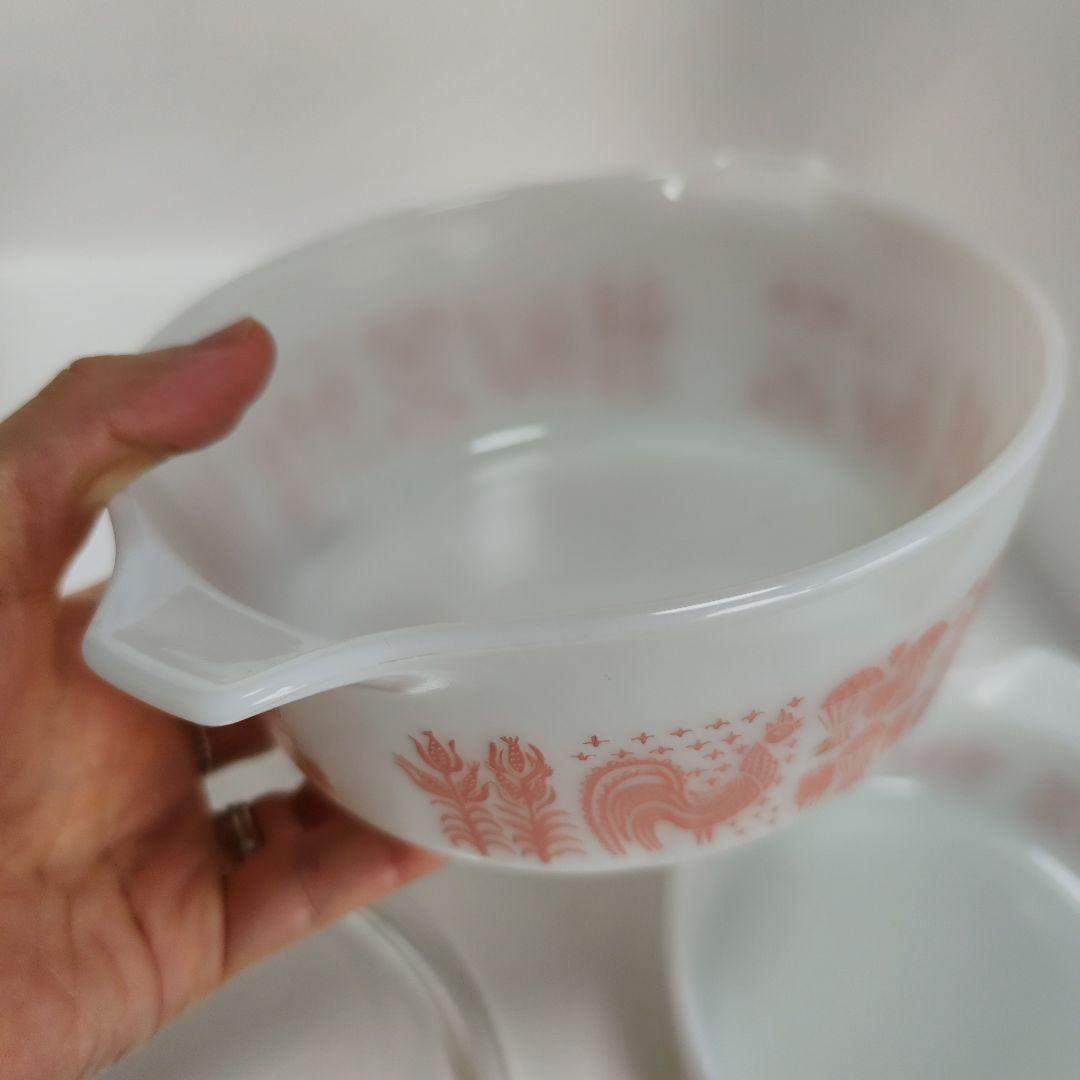 希少　パイレックス　バタープリント　アーミッシュ　キャセロール　 2個