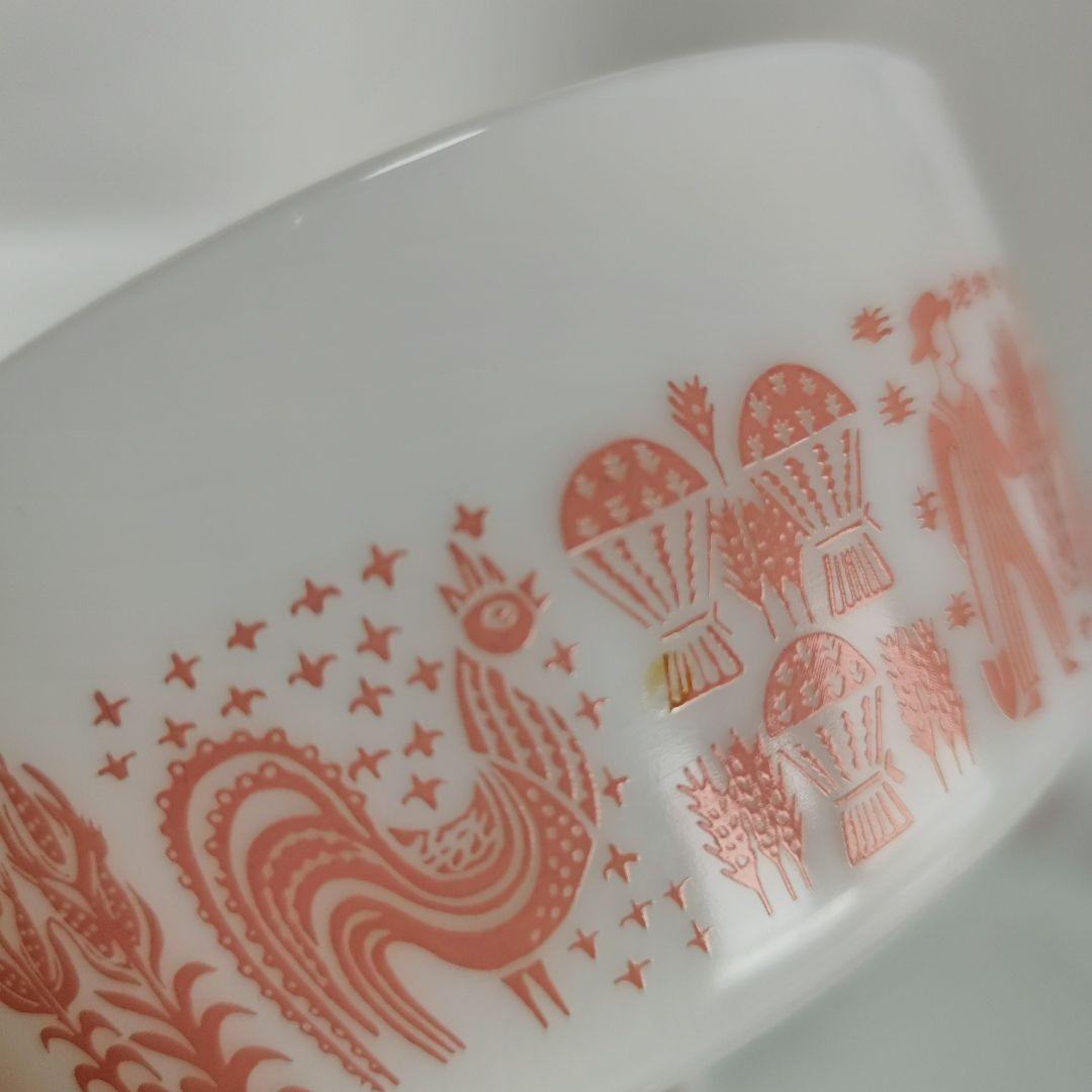 希少　パイレックス　バタープリント　アーミッシュ　キャセロール　 2個