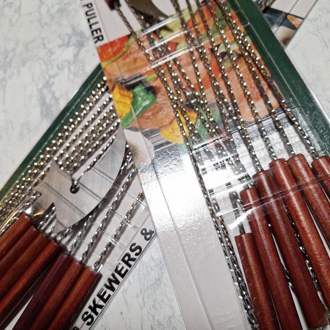 BBQの達人セット2個　+　串26本&串抜き2個