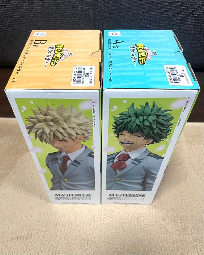 僕のヒーローアカデミア　一番くじ　緑谷出久　爆豪勝己　フィギュア　セット売り