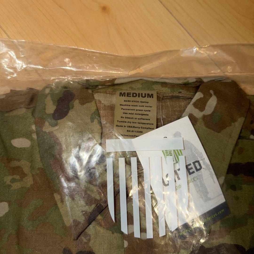 米軍実物UNITED JOIN FORCES つなぎ　Mサイズ マルチカム 新品