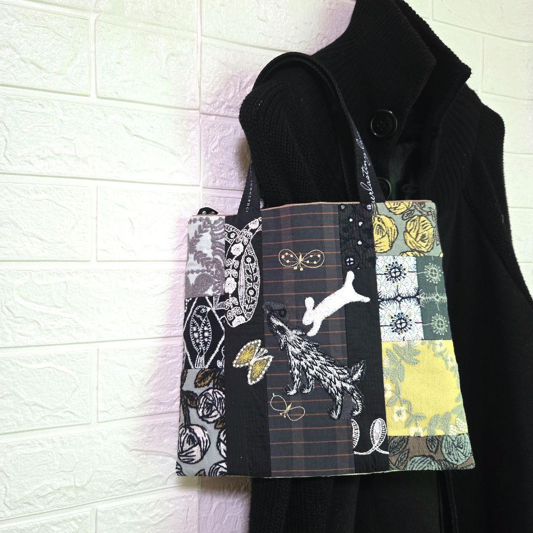 ハンドメイド　ミナペルホネン　トートバッグ　ミニ