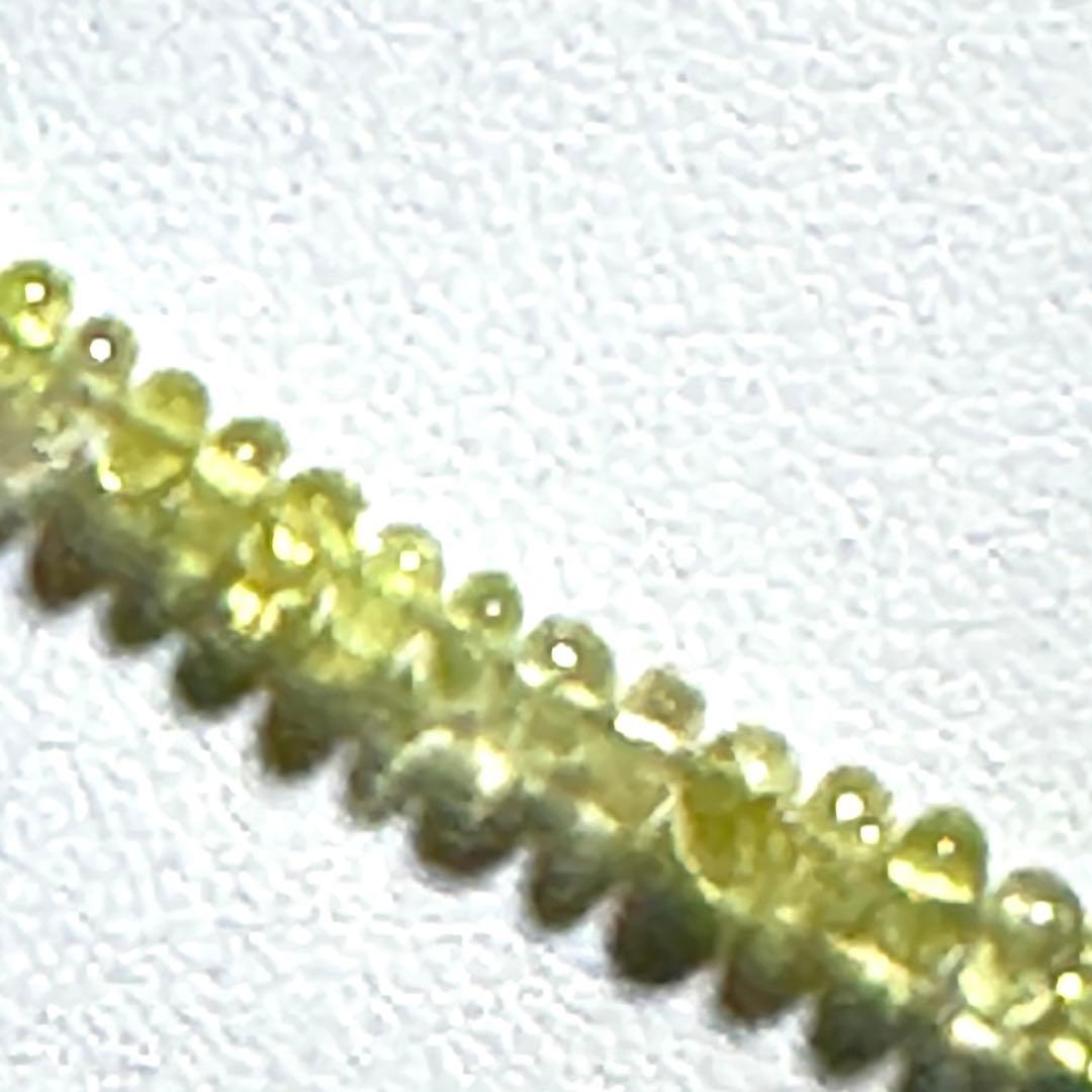 イエロークリソベリルネックレスNO25-1276