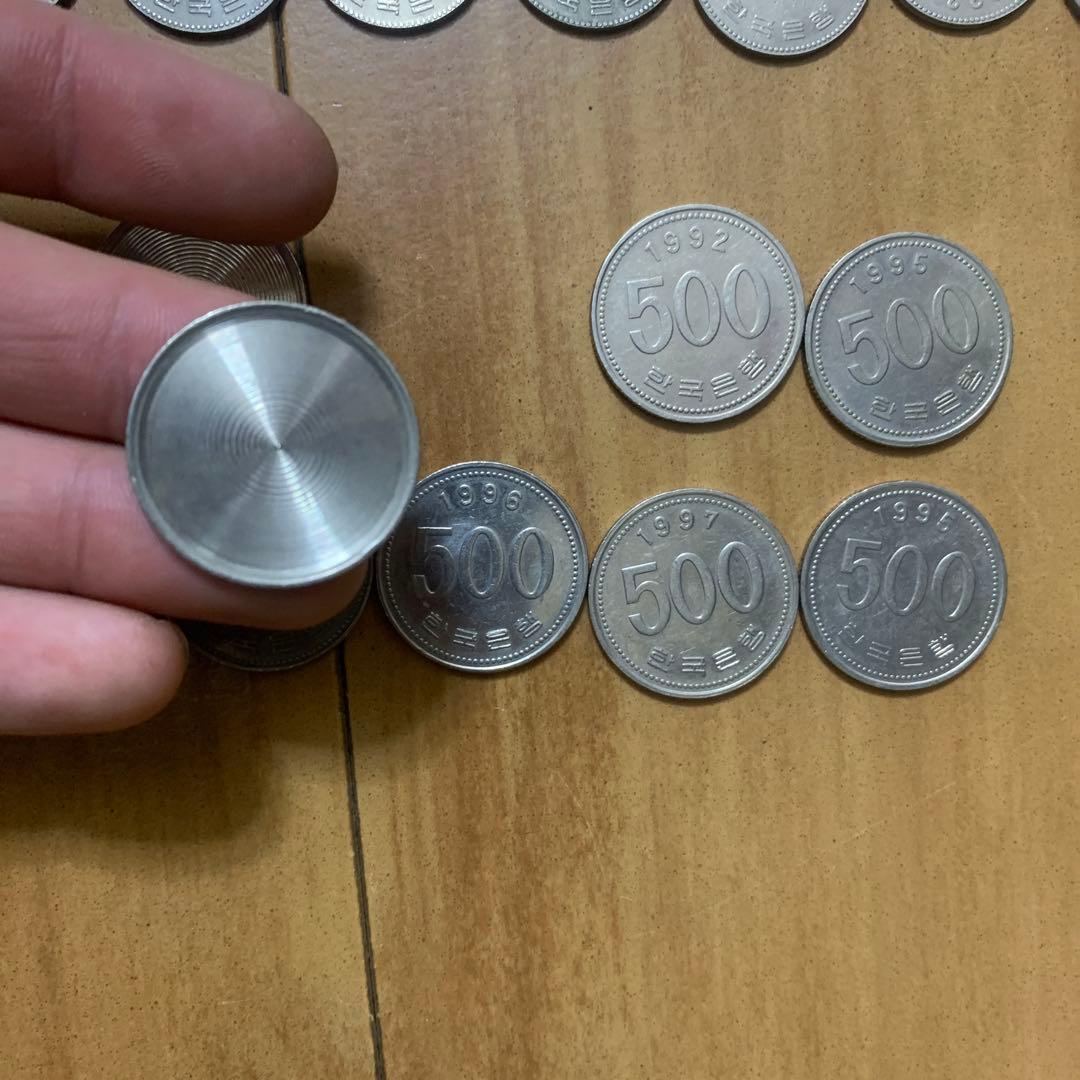 500ウォン 100ウォン 硬貨　韓国