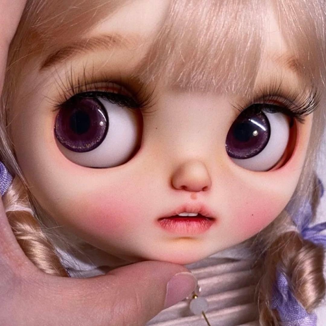 カスタムブライス 人形 ドール 海外作家様 かわいい キラキラ きれい