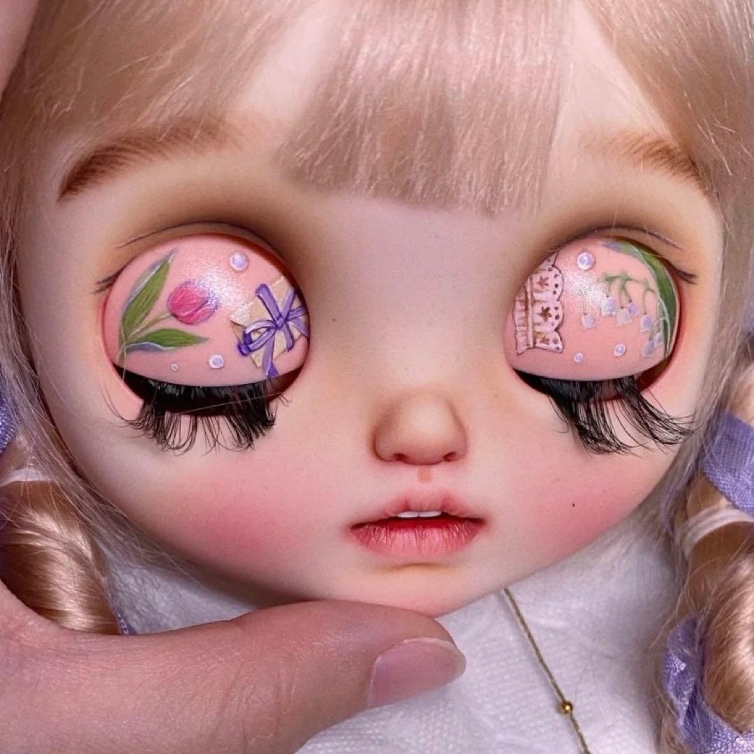 カスタムブライス 人形 ドール 海外作家様 かわいい キラキラ きれい