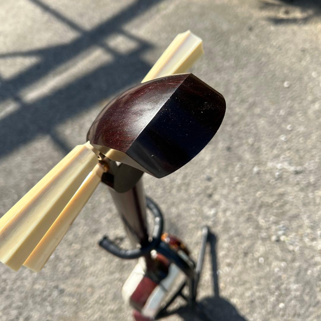 紅木津軽三味線　太竿　金細　綾杉　トチ多数