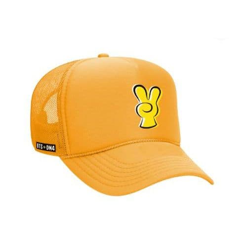 BTSXDM4 ミニオンコラボ　PEACE SIGN TRUCKER HAT