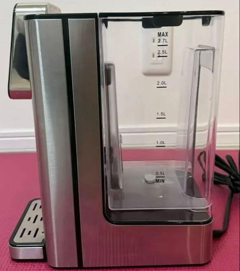 瞬間湯沸かしサーバー 2.7L 温度調節 電気ケトル 美品 大容量