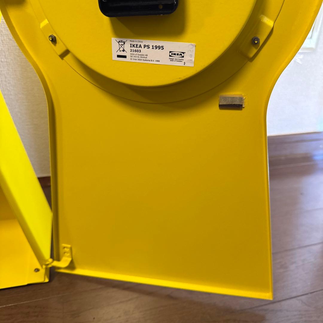 【動作品】IKEA PS 1995 置き時計 廃盤カラー イエロー 黄色