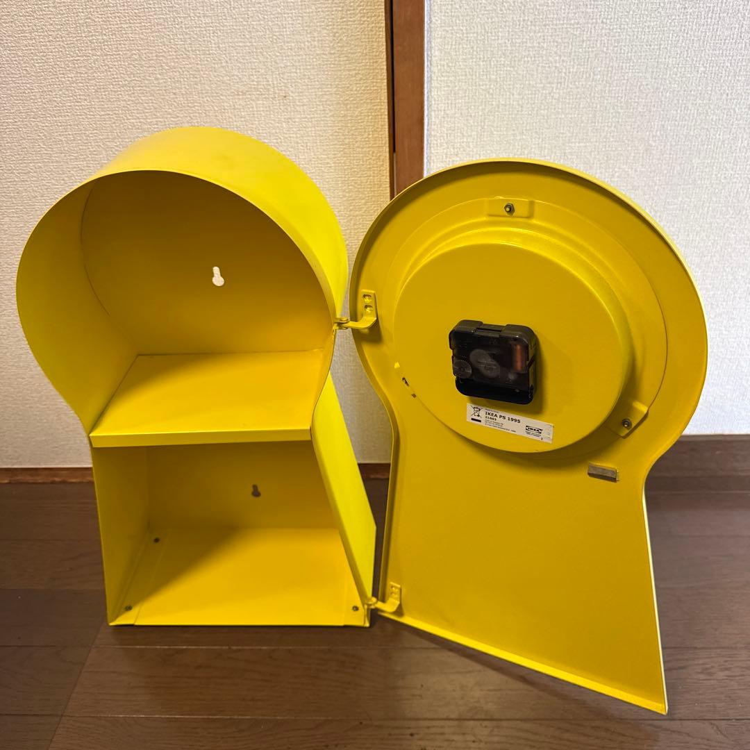 【動作品】IKEA PS 1995 置き時計 廃盤カラー イエロー 黄色
