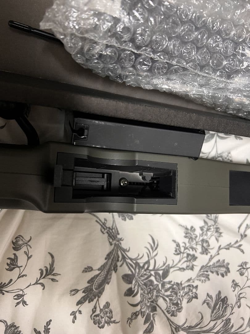 東京マルイ L96AWS ODストック バイポッド マウントレール スコープ付き