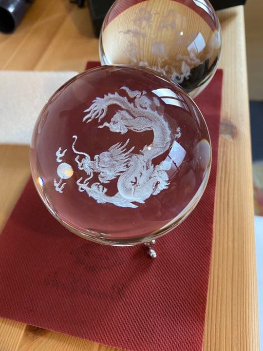 特別割引　★(新品)超美品　最強開運80mm水晶玉4点セット