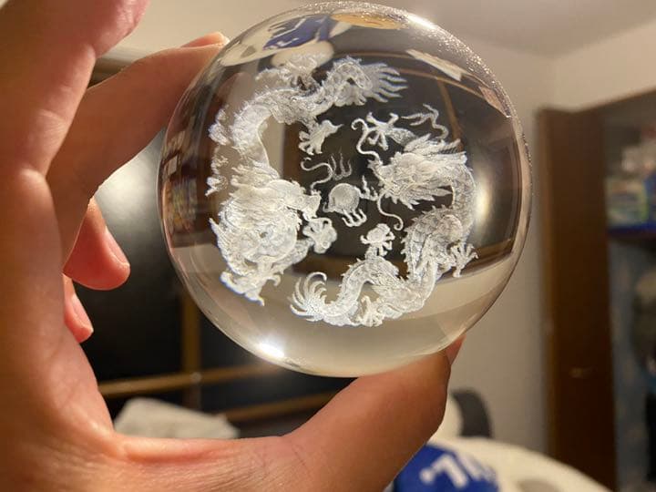 特別割引　★(新品)超美品　最強開運80mm水晶玉4点セット