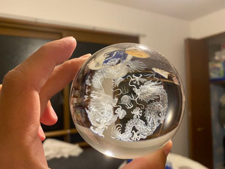 特別割引　★(新品)超美品　最強開運80mm水晶玉4点セット