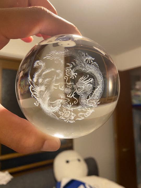 特別割引　★(新品)超美品　最強開運80mm水晶玉4点セット