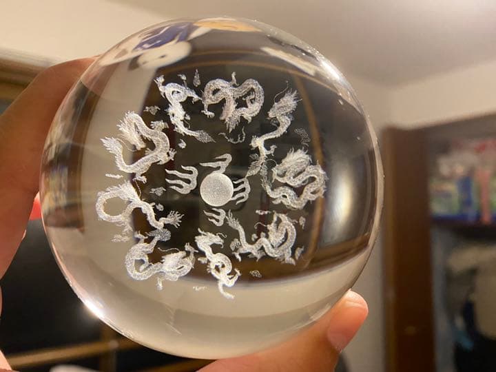 特別割引　★(新品)超美品　最強開運80mm水晶玉4点セット