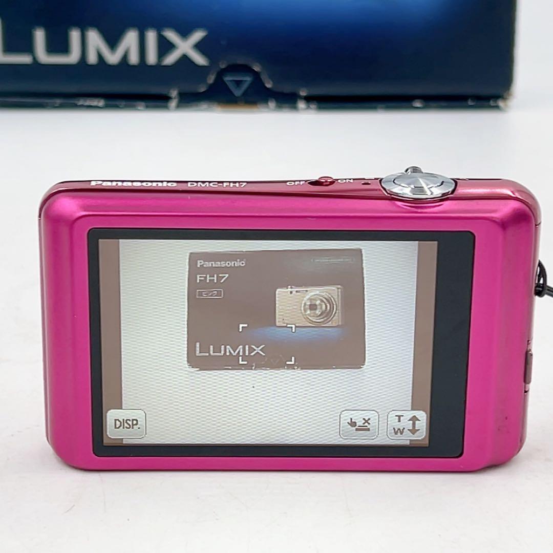 11ABM038 LUMIX デジカメ DMC-FH7 ピンク 動作品