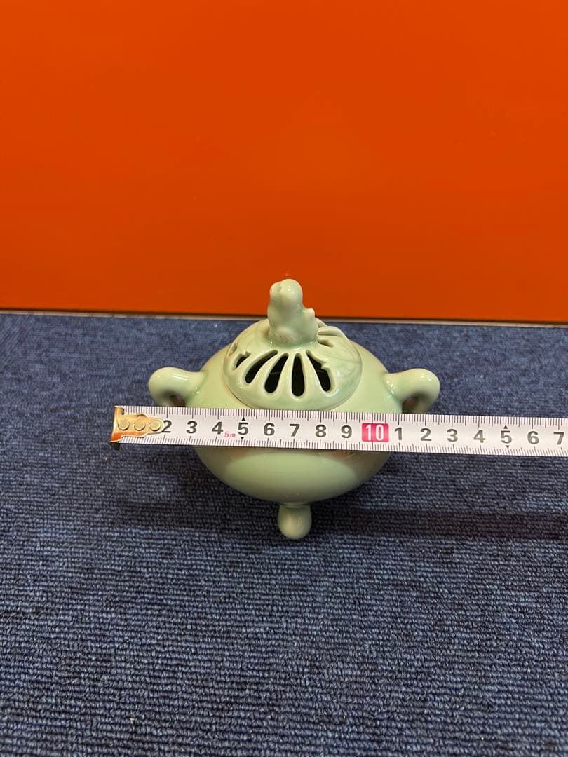 1452 鍋島焼　青磁　香炉