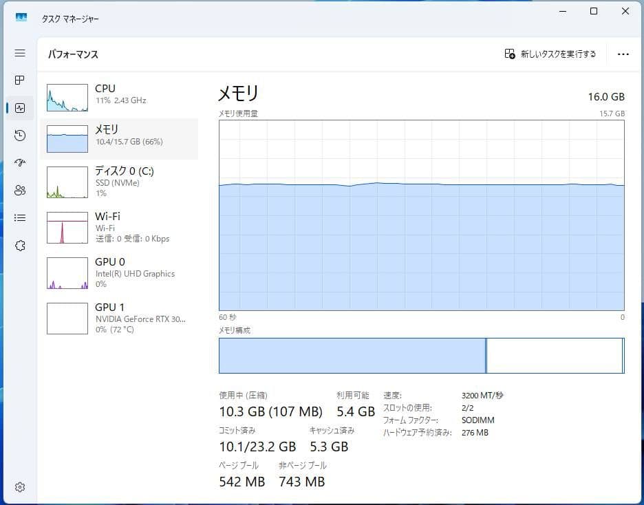 DELL XPS 15 9510 16GB/512GB バッテリー交換済