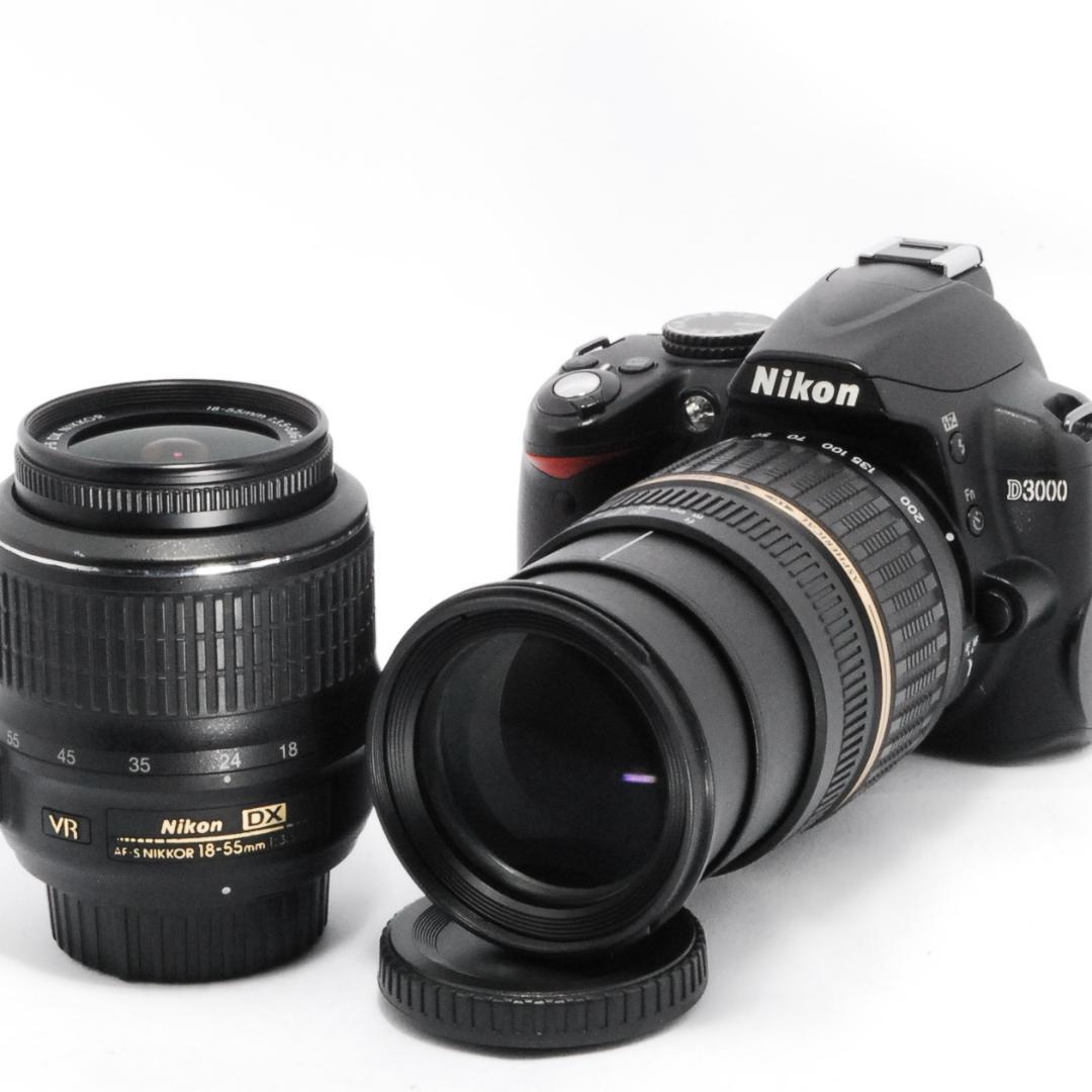 お得価格‼️Nikon D3000 ダブルレンズセット プロ仕様の撮影