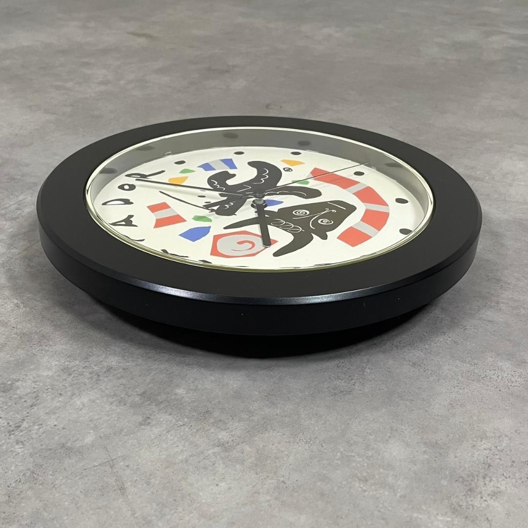 90's ウォールクロック 壁掛け時計 置き時計 2way アート ヴィンテージ