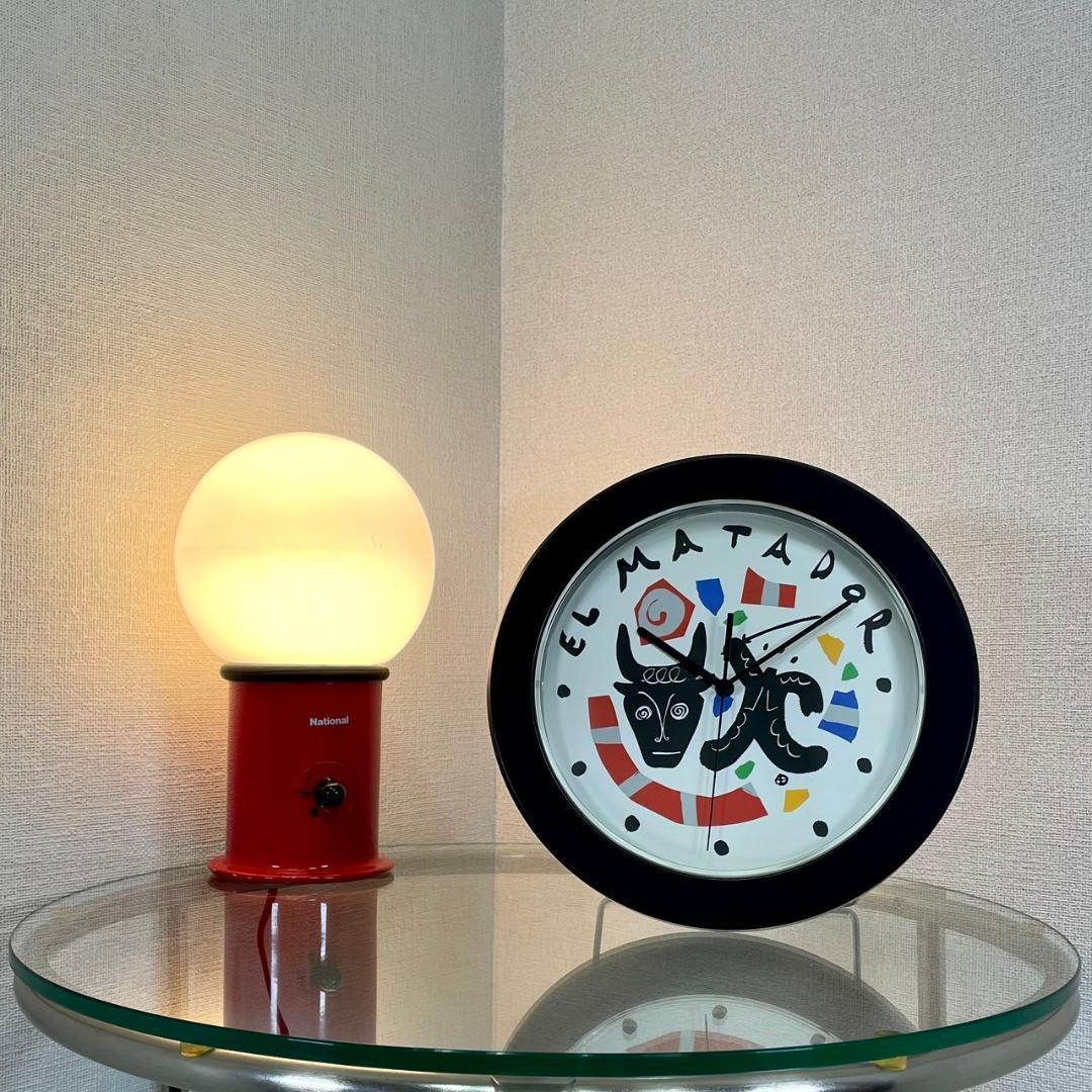 90's ウォールクロック 壁掛け時計 置き時計 2way アート ヴィンテージ