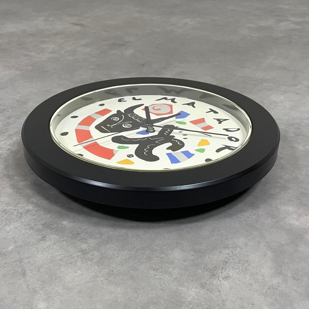 90's ウォールクロック 壁掛け時計 置き時計 2way アート ヴィンテージ