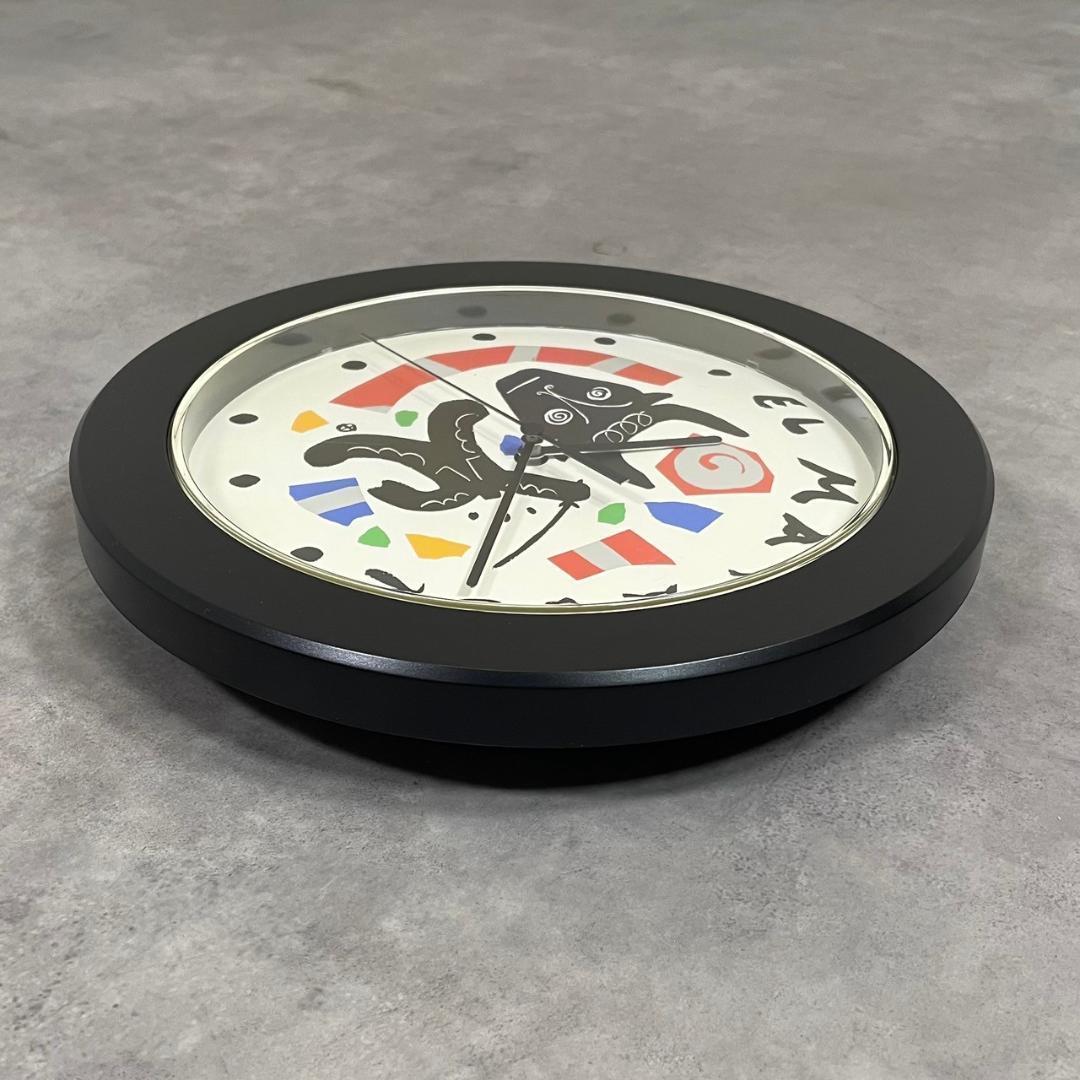 90's ウォールクロック 壁掛け時計 置き時計 2way アート ヴィンテージ