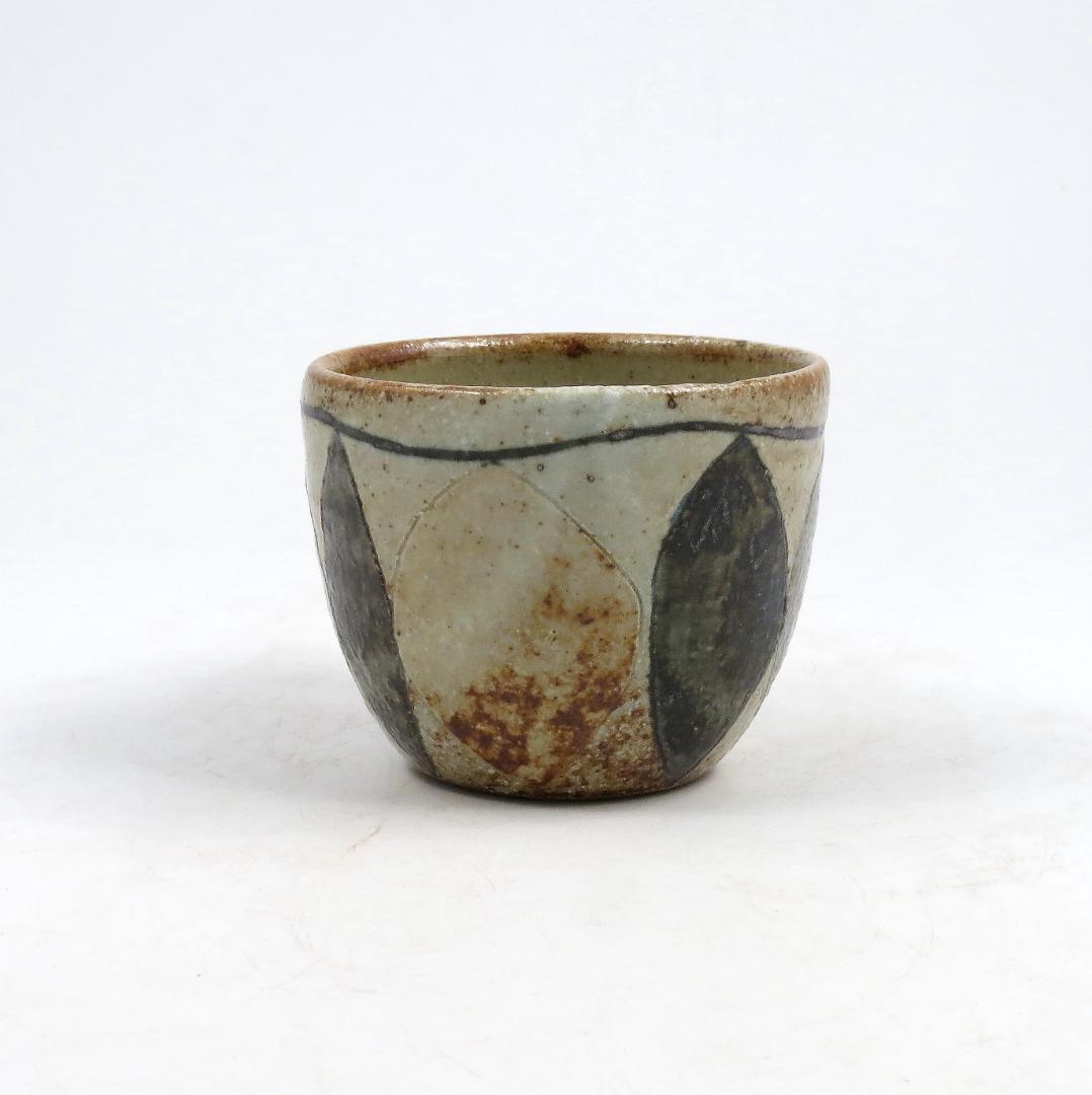 新品　食器　陶器　作家　楕円平鉢(大・小)とマグカップのセット(ひし模様) A