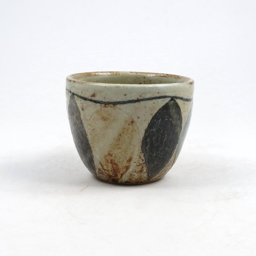 新品　食器　陶器　作家　楕円平鉢(大・小)とマグカップのセット(ひし模様) A