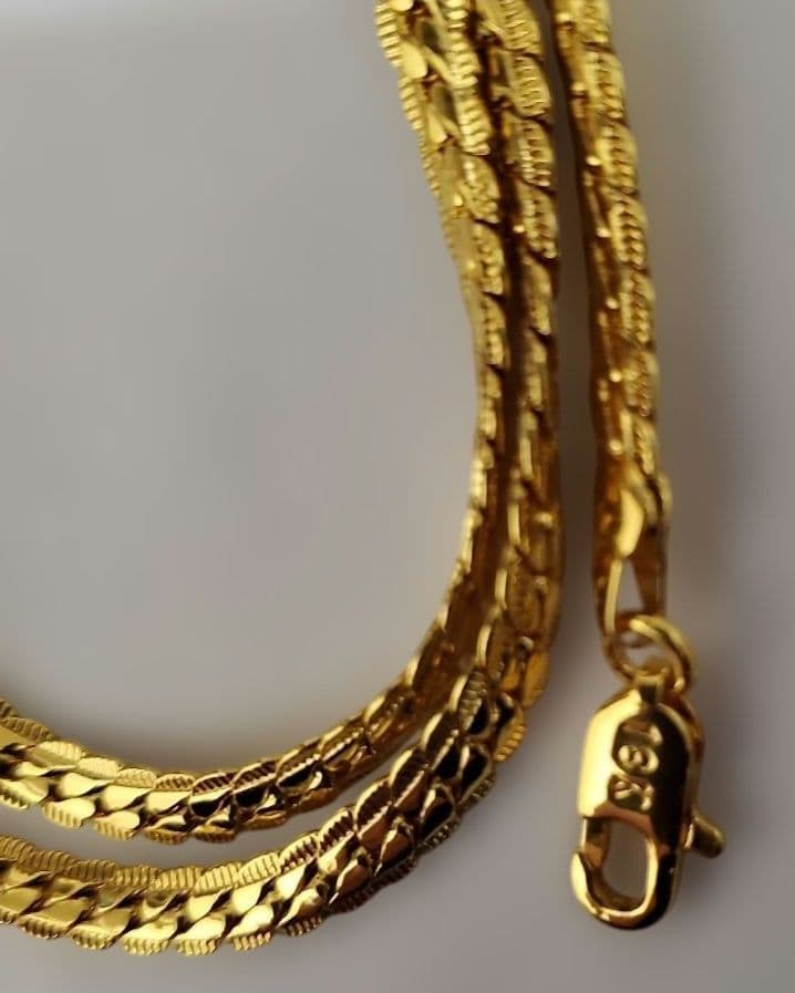 『ヴィンテージ 18K(刻印有り)ゴールドネックレス・骨董品( 約23.2g)』