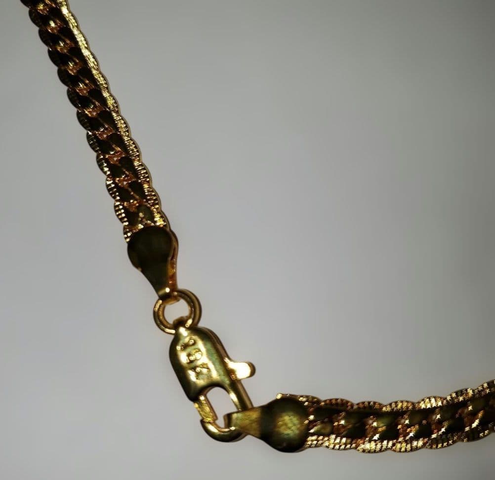 『ヴィンテージ 18K(刻印有り)ゴールドネックレス・骨董品( 約23.2g)』