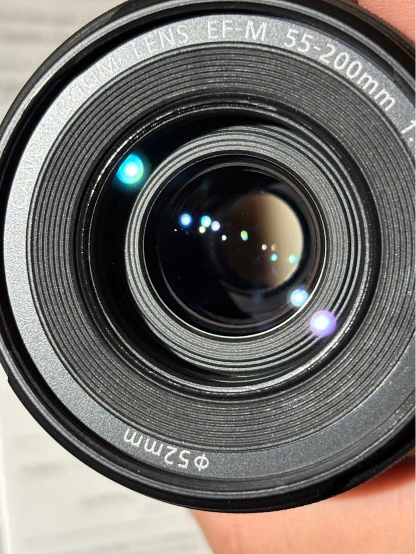 美品　Canon EF-M 55-200mm 1:4.5-6.3 IS STM