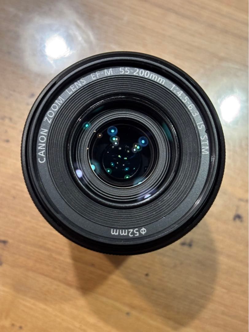 美品　Canon EF-M 55-200mm 1:4.5-6.3 IS STM