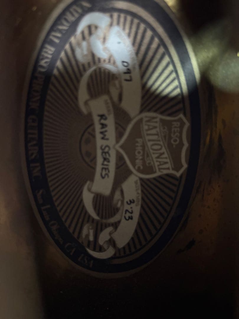 ギター National Reso-Phonic Raw Series Brass